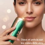 Bloom pro – Épilateur à lumière pulsée à domicile + Gel apaisant Aloe vera 100ml – Image 9