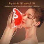 CleadOr Masque De Luminothérapie Pour Le Visage Avec Télécommande – Image 3