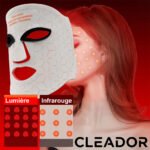 CleadOr Masque De Luminothérapie Pour Le Visage Avec Télécommande – Image 2