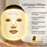 CleadOr Masque De Luminothérapie Pour Le Visage Avec Télécommande – Image 4