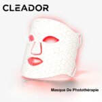 CleadOr Masque De Luminothérapie Pour Le Visage Avec Télécommande