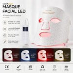 CleadOr Masque De Luminothérapie Pour Le Visage Avec Télécommande – Image 2