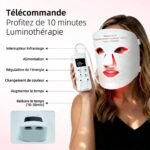 CleadOr Masque De Luminothérapie Pour Le Visage Avec Télécommande – Image 12