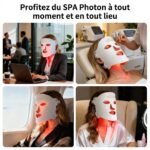 CleadOr Masque De Luminothérapie Pour Le Visage Avec Télécommande – Image 15